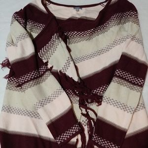 Fringe cardigan